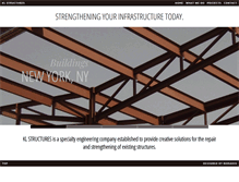 Tablet Screenshot of klstructures.com